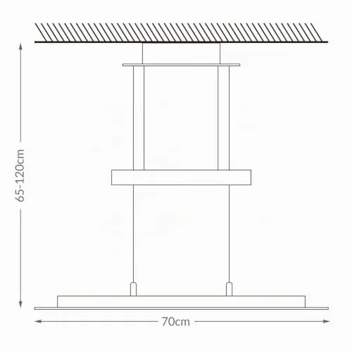 Monzana LED Pendelleuchte 7