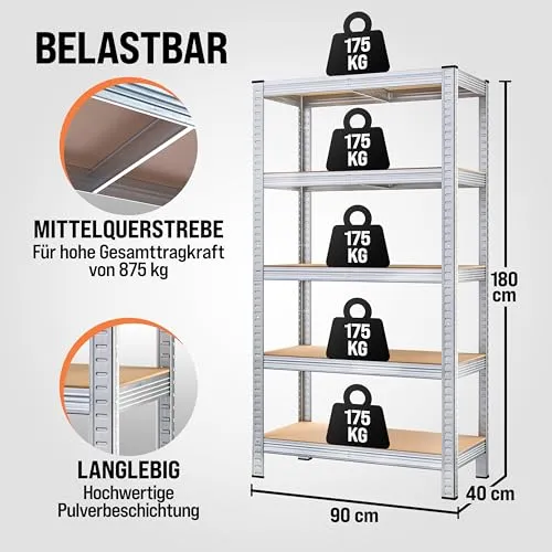Monzana Schwerlastregal 2