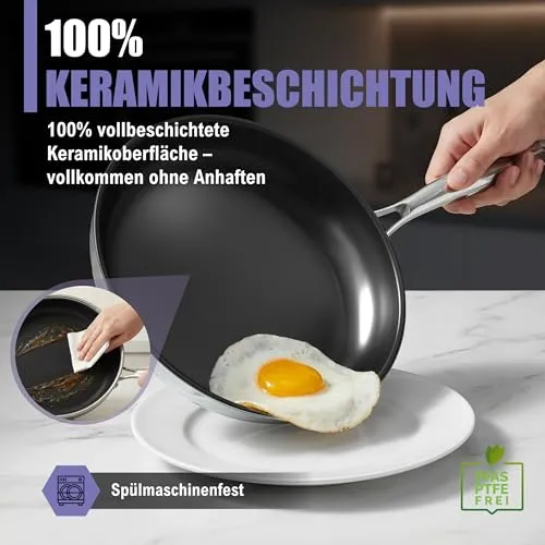 Morleos Keramikpfanne 28 cm 4