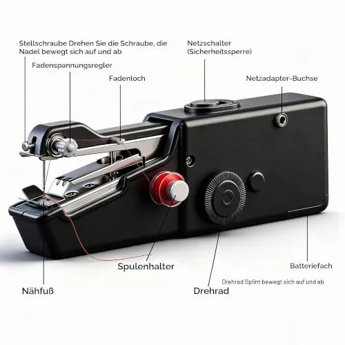 Mryzzsf Mini Nähmaschine 2