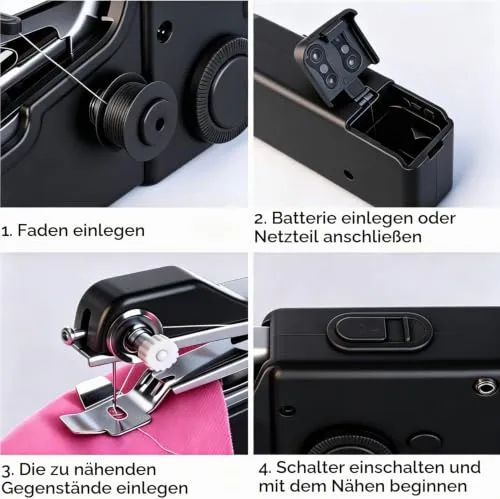 Mryzzsf Mini Nähmaschine 5