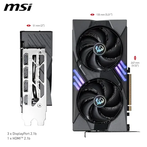 MSI GeForce RTX 5060 Ti 3