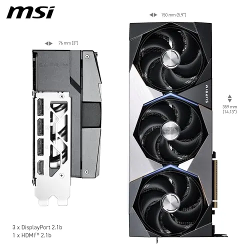 MSI GeForce RTX 5090 SUPRIM SOC 3