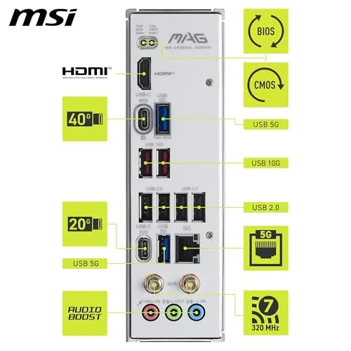 MSI MAG X870E Gaming Plus MAX 6