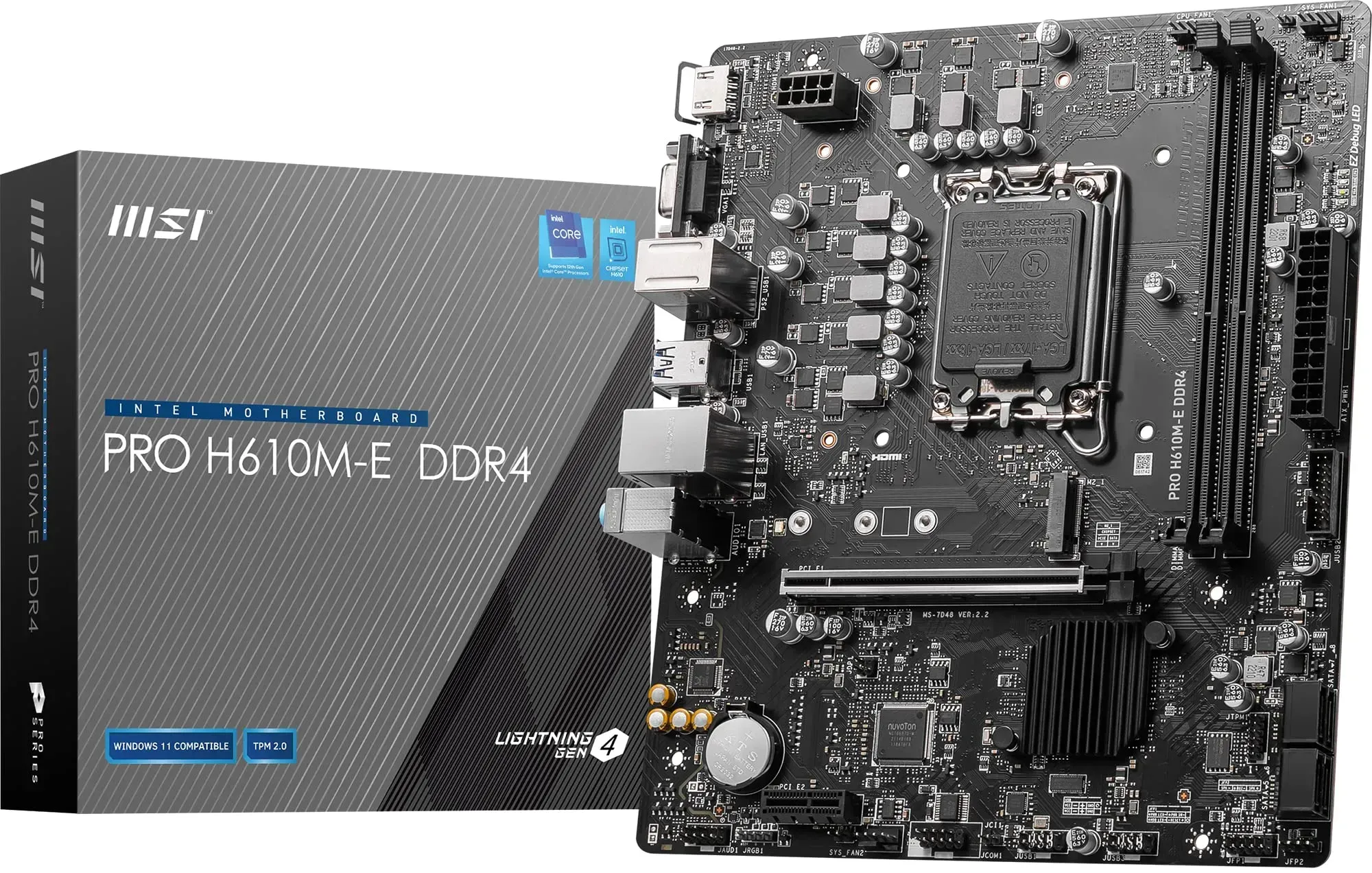 MSI PRO H610M-E