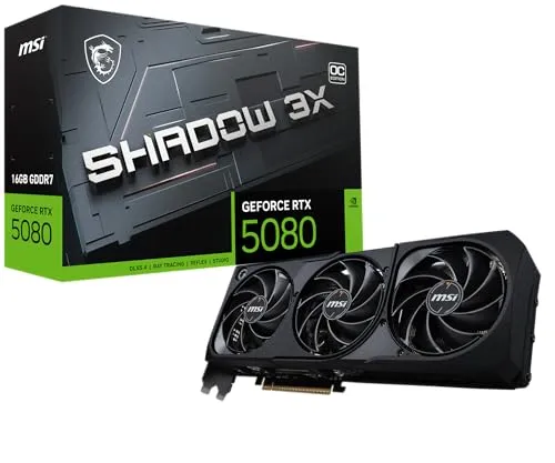 MSI RTX 5080 16G Shadow 3X OC 2