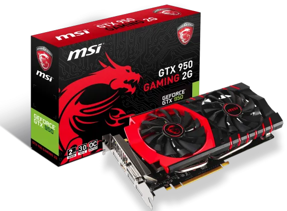 MSI GeForce 950 Gaming 2G 3