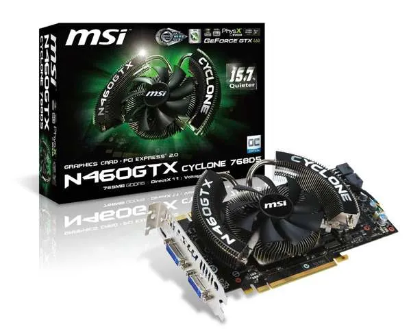 MSI N460GTX Cyclone 768D5/OC