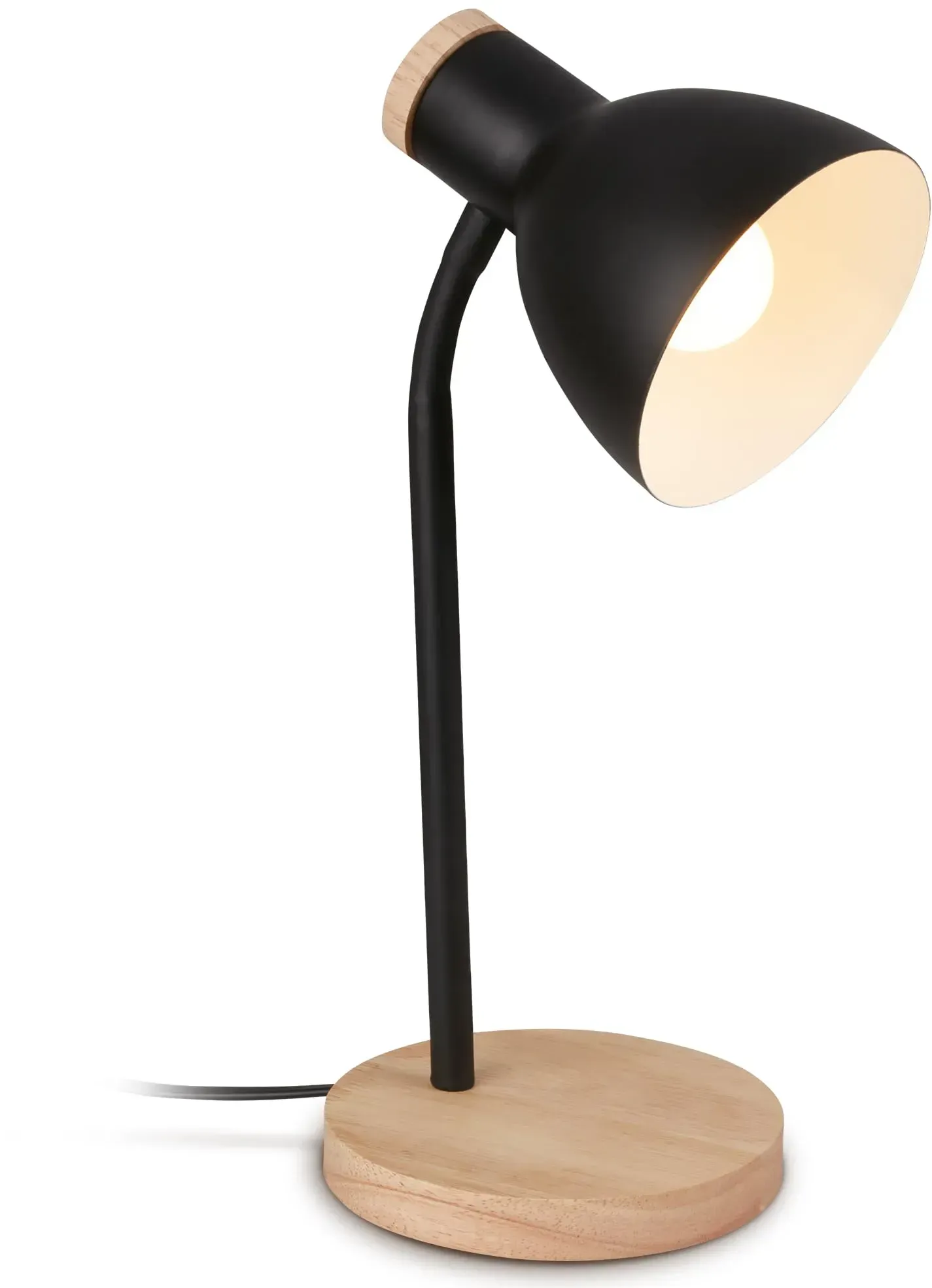 Nachttischlampe Schwarz