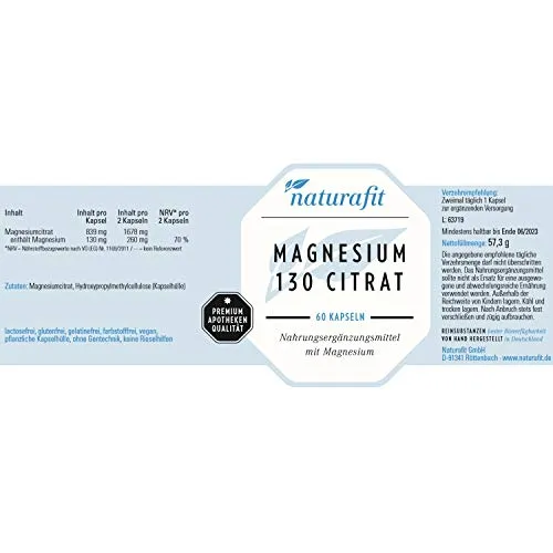 NaturaFit Magnesium 130 Citr 2