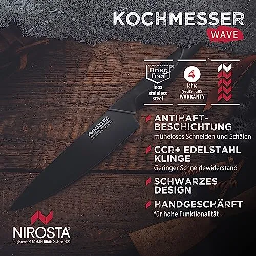 Nirosta Kochmesser Wave 2