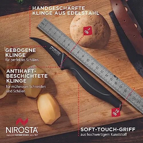 Nirosta Schälmesser Wave 2