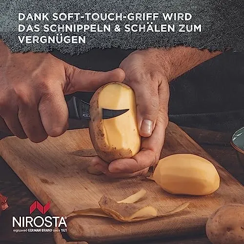 Nirosta Schälmesser Wave 4