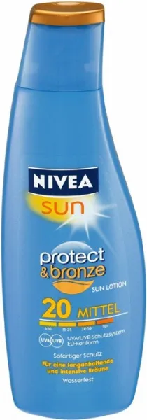 Nivea Sun Protect & Bronze Sun Lotion LSF 20