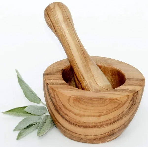 Olivenholz Mörser