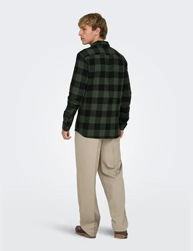 Only & Sons Onsgudmund Ls Checked Shirt Noos 3
