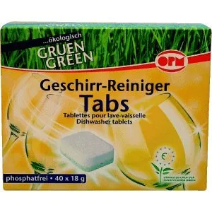 OPM Grün Geschirr-Reiniger-Tabs