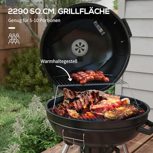Outsunny BBQ Smoker 3