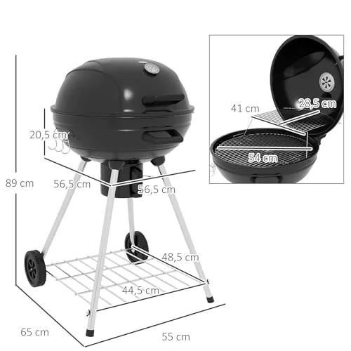 Outsunny BBQ Smoker 7
