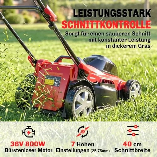 Outsunny Elektro Rasenmäher 2