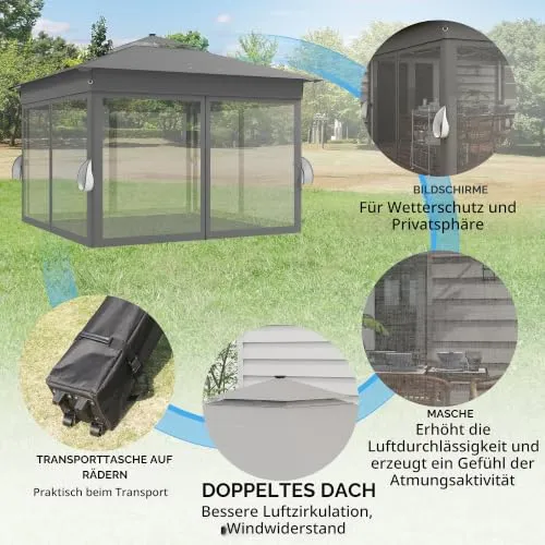 Outsunny Faltpavillon UC 4