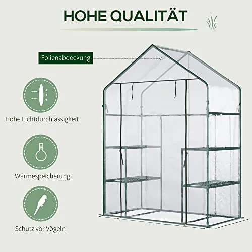 Outsunny Foliengewächshaus 3