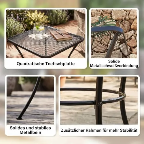 Outsunny Garten Couchtisch UC 3