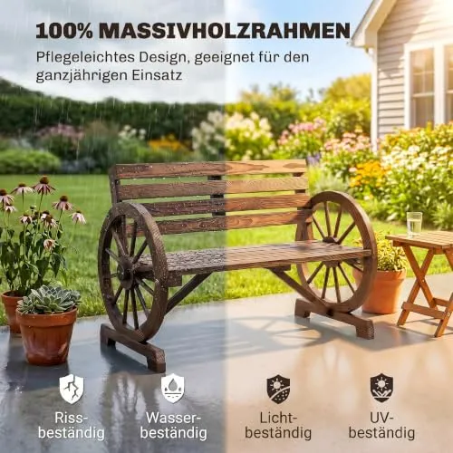 Outsunny Gartenbank UC 4