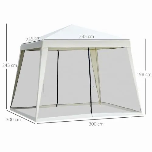 Outsunny Gartenpavillon 6