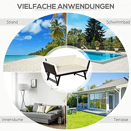 Outsunny Gartensofa 4