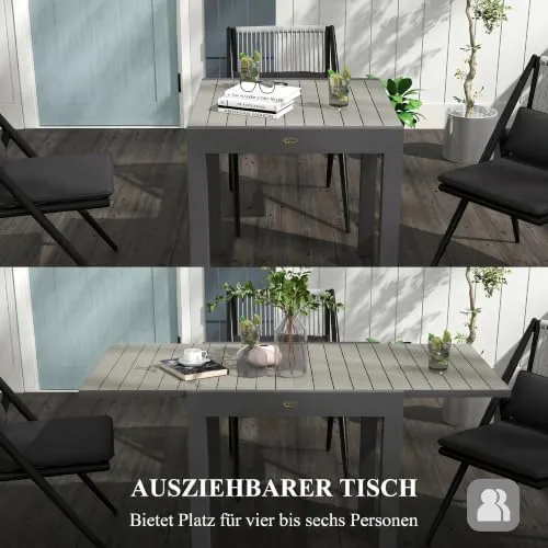 Outsunny Gartentisch UC 4