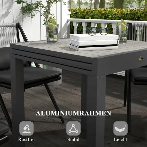 Outsunny Gartentisch UC 5