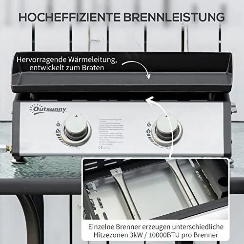 Outsunny Gasgrill UC 2