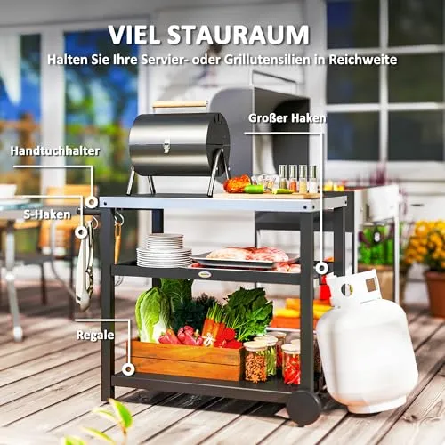 Outsunny Grillwagen 3