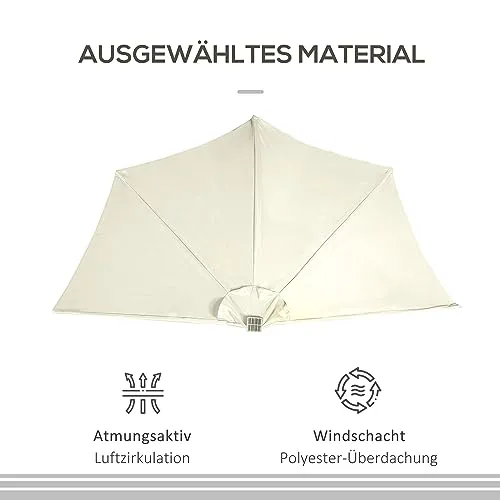 Outsunny Halbshirm 6