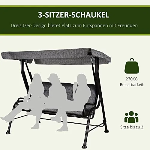 Outsunny Hollywoodschaukel 4