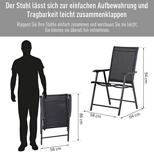 Outsunny Klappstuhl 3