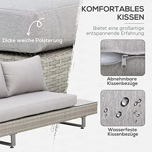Outsunny Lounge-Set 4