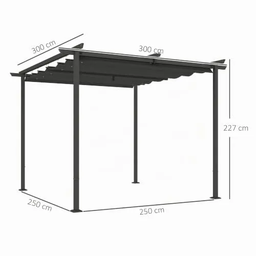Outsunny Pergola UC 6