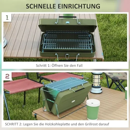 Outsunny Tischgrill 3