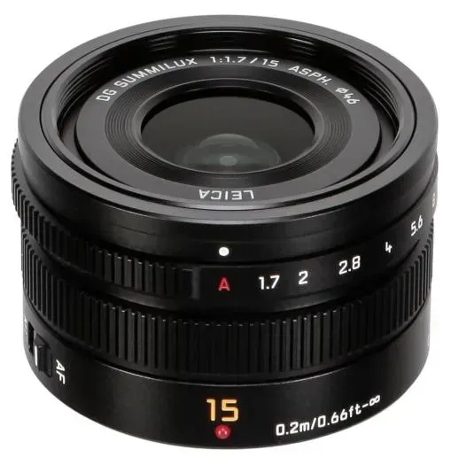 Panasonic Leica DG Summilux 15 F1,7 ASPH.