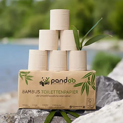 pandoo Bambus-Toilettenpapier 4