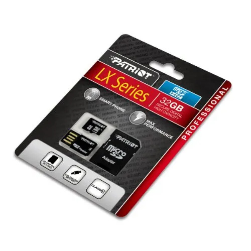 Patriot 32 GB Class 10 LX Series Micro-SDHC 4