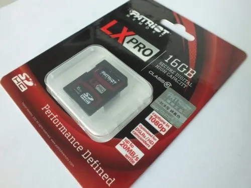 Patriot SDHC LX Pro Class 10 16GB 4