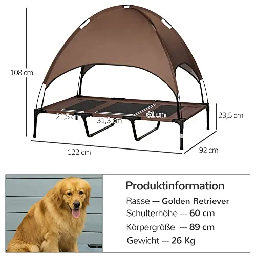PawHut Hundebett UC 7