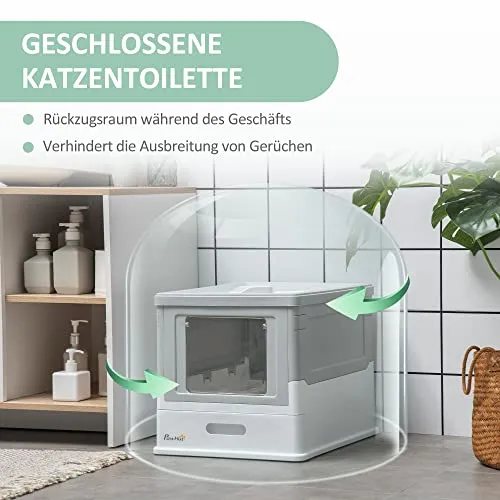 PawHut Katzenklo 5