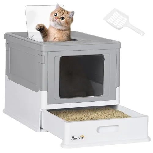 PawHut Katzenklo 3