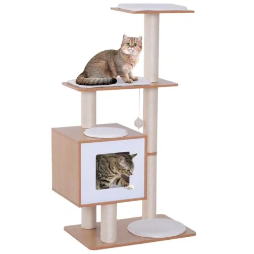 PawHut Katzenkratzbaum 4