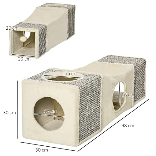 PawHut Katzentunnel 7
