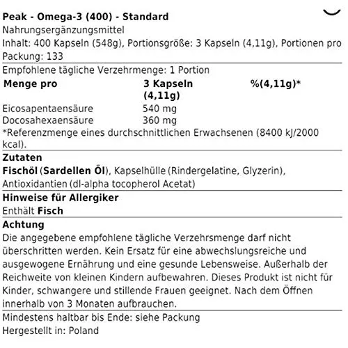 PEAK Omega-3-400 2